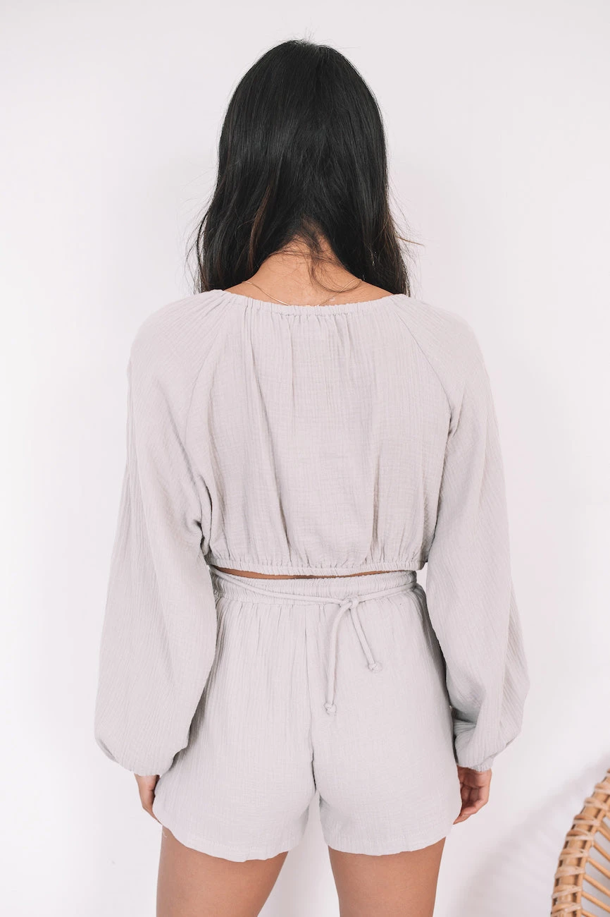 Stace Shorts - Grey 4 Stace Shorts - Grey - Image 2