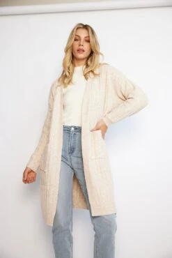 Aiko Cardigan - Oatmeal -Reverse Sale Store Aiko Cardigan Oatmeal Knitwear womens clothing