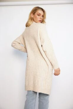Aiko Cardigan - Oatmeal -Reverse Sale Store Aiko Cardigan Oatmeal Knitwear womens clothing 6