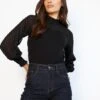 Alec Knit Top - Black -Reverse Sale Store AlecKnitTop Black01221271Ecom10.05.231636