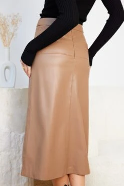 Alzeah Skirt - Mocha 11 Alzeah Skirt - Mocha -Reverse Sale Store AlzeahSkirt MochaTF82090852