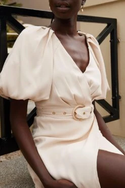 Anette Dress - Champagne 15 Anette Dress - Champagne -Reverse Sale Store Anette Dress Champagne Dresses womens dresses womens clothing 7