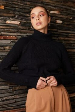 Anisse Knit - Black -Reverse Sale Store Anisse Knit Black Knitwear womens clothing 2