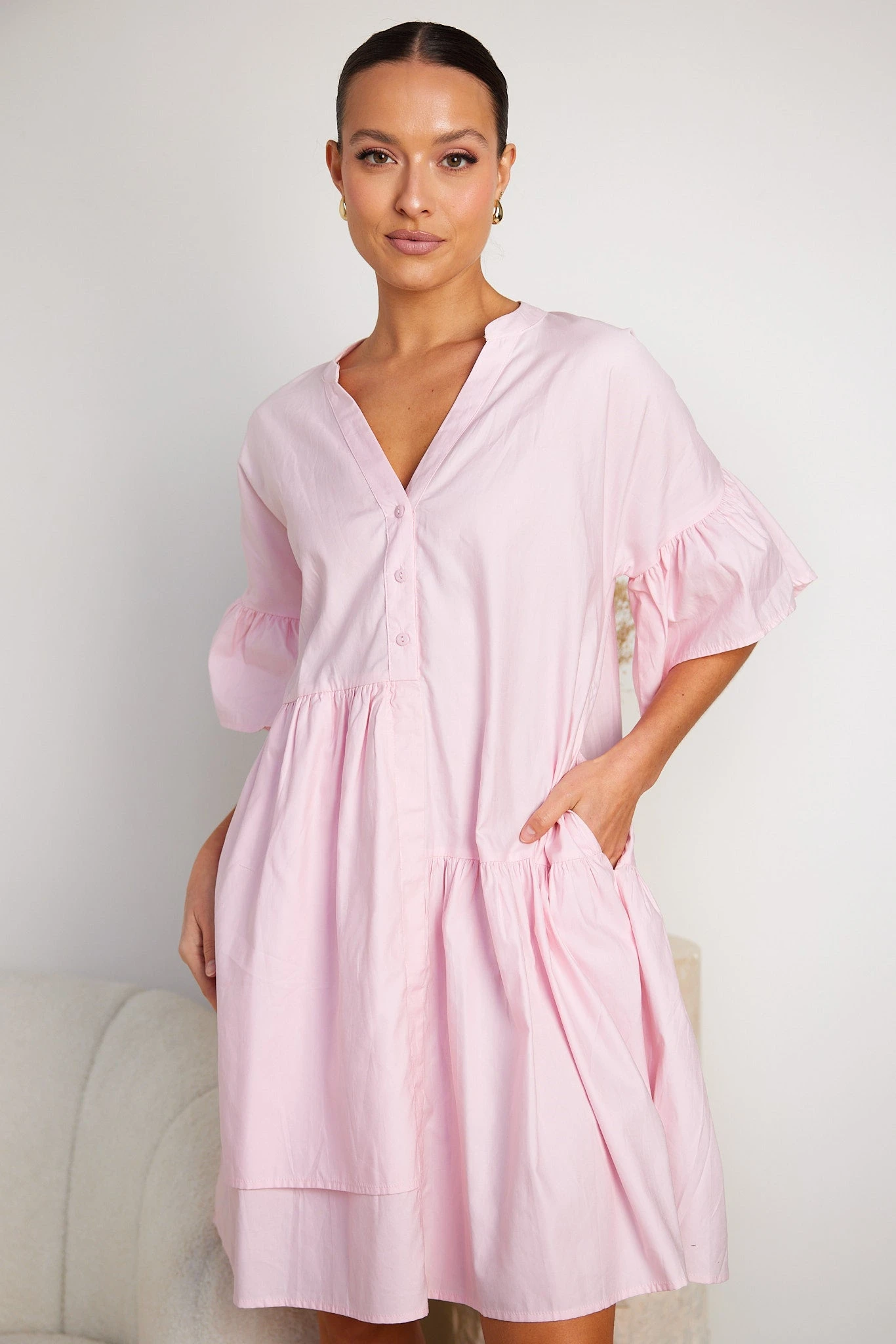 Aphra Dress - Pink 5 Aphra Dress - Pink - Image 3