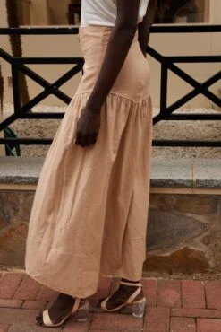 Ardelle Skirt - Beige -Reverse Sale Store ArdelleSkirt BeigeK1496114A8176