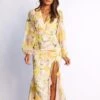 Bellachay Dress - Yellow Floral -Reverse Sale Store Bellachay Dress Yellow Floral Dresses womens dresses womens clothing