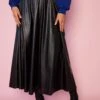 Bernyce Skirt - Black 1 Bernyce Skirt - Black -Reverse Sale Store Bernyce Skirt Black Skirts womens clothing