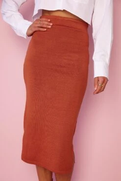 Burlie Skirt - Brown