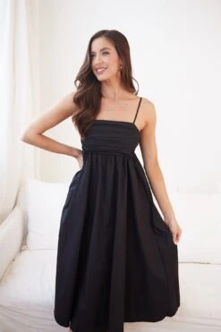 Cecely Dress - Black -Reverse Sale Store Cecely Dress Black Dresses womens dresses womens clothing 4