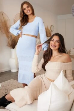 Clydette Knit Top - Camel -Reverse Sale Store ClydetteKnitTop CamelWKN579 T4172