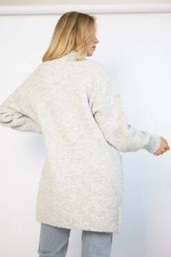 Clynten Cardigan - Grey -Reverse Sale Store Clynten Cardigan Grey Knitwear womens clothing 6