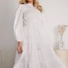Colyne Dress - White -Reverse Sale Store Colyne Dress White Dresses womens dresses womens clothing