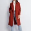 Coralita Coat - Rust -Reverse Sale Store Coralita Coat Rust Coats womens clothing