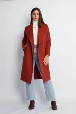 Coralita Coat - Rust