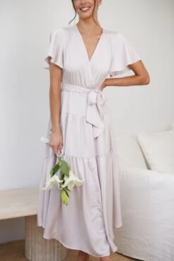 Criselda Dress - Champagne 15 Criselda Dress - Champagne -Reverse Sale Store Criselda Dress Champagne Dresses womens dresses womens clothing 3