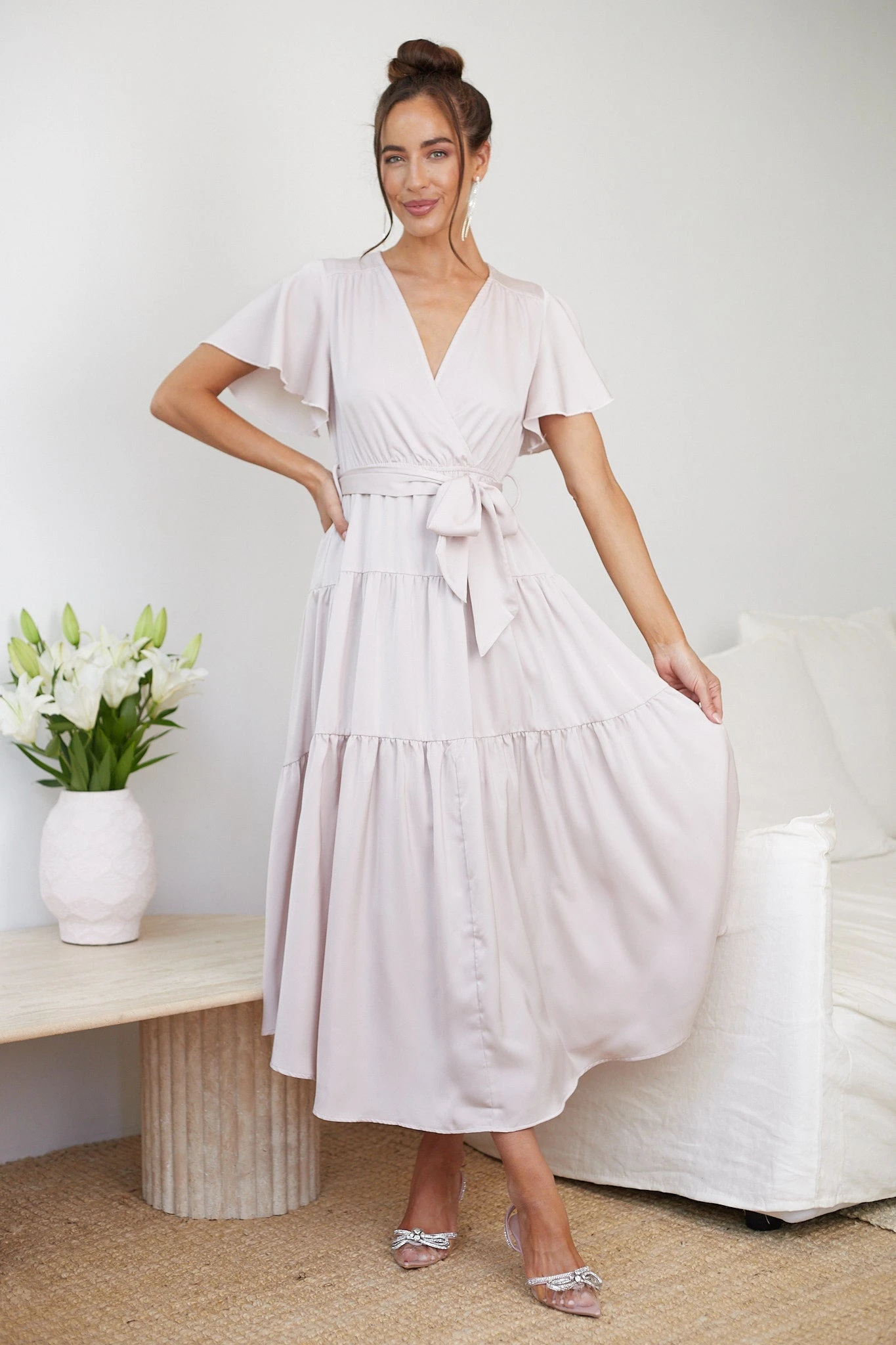 Criselda Dress - Champagne 7 Criselda Dress - Champagne - Image 5