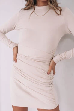 Maribel Dress - Beige
