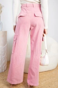 Denisha Pants - Pink -Reverse Sale Store Denisha Pants Pink Jeans womens clothing 9