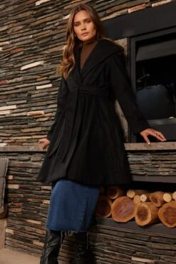 Dolphia Coat - Black 12 Dolphia Coat - Black -Reverse Sale Store DolphiaCoat Black605841164