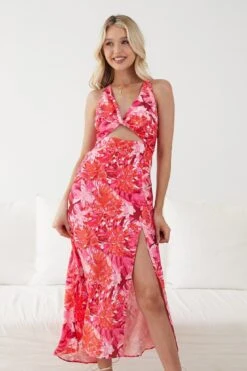 Ebelle Dress - Pink Print