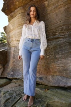 Ebonie Jeans - Blue Wash