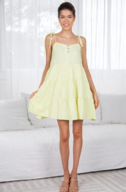 Eula Dress - Yellow