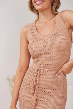 Femira Knit Dress - Beige 13 Femira Knit Dress - Beige -Reverse Sale Store Femira Knit Dress Beige Dresses womens dresses womens clothing 6