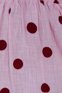 Feza Skirt - Pink Spot 18 Feza Skirt - Pink Spot -Reverse Sale Store Feza Skirt Pink Spot Skirts womens clothing 13