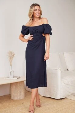 Fillia Dress - Navy