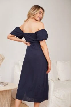Fillia Dress - Navy -Reverse Sale Store Fillia Dress Navy Dresses womens dresses womens clothing 6