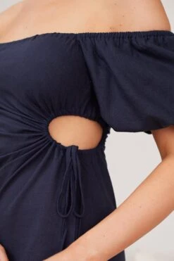 Fillia Dress - Navy -Reverse Sale Store Fillia Dress Navy Dresses womens dresses womens clothing 7