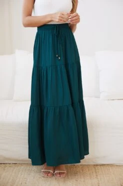 Garabina Skirt - Forrest Green -Reverse Sale Store GarabinaSkirt ForrestGreen7821 218309