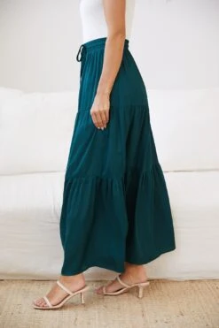 Garabina Skirt - Forrest Green -Reverse Sale Store GarabinaSkirt ForrestGreen7821 218319