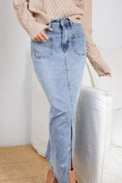 Gordana Skirt - Blue Denim