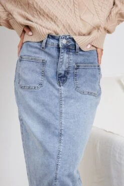 Gordana Skirt - Blue Denim -Reverse Sale Store GordanaSkirt BlueDenimSK1326328.6.20233341