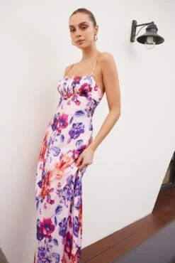 Hartwinne Dress - Pink Floral -Reverse Sale Store Hartwinne Dress Pink Floral Dresses womens dresses womens clothing 3