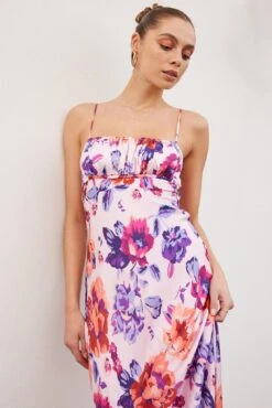 Hartwinne Dress - Pink Floral -Reverse Sale Store Hartwinne Dress Pink Floral Dresses womens dresses womens clothing 5