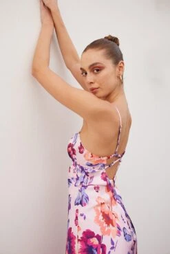 Hartwinne Dress - Pink Floral -Reverse Sale Store Hartwinne Dress Pink Floral Dresses womens dresses womens clothing 6