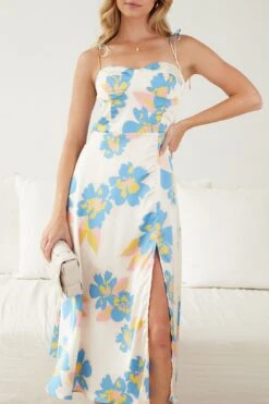 Holleen Dress - Cream Floral 11 Holleen Dress - Cream Floral -Reverse Sale Store Holleen Dress Cream Floral Dresses womens dresses womens clothing 3