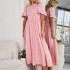 Iolana Dress - Pink -Reverse Sale Store Iolana Dress Pink Dresses womens dresses womens clothing