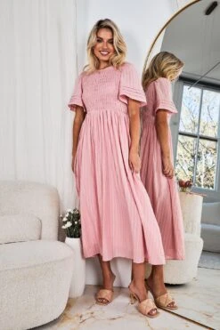 Iolana Dress - Pink