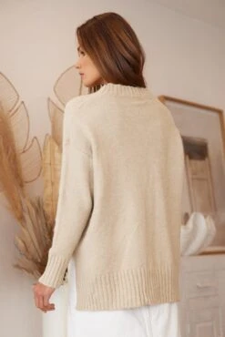 Jadyn Knit - Beige -Reverse Sale Store Jadyn Knit Beige Knitwear womens clothing 6