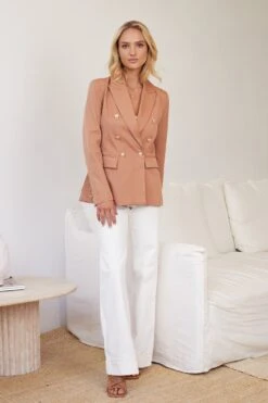 Janinah Blazer - Camel