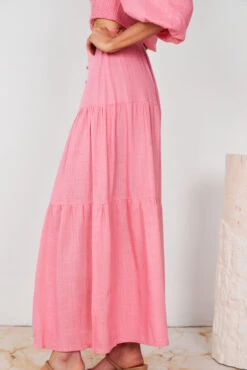 Jayma Skirt - Pink -Reverse Sale Store JaymaSkirt PinkK641 2