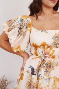 Jenbelle Dress - Yellow Floral 15 Jenbelle Dress - Yellow Floral -Reverse Sale Store Jenbelle Dress Yellow Floral Dresses womens dresses womens clothing 7