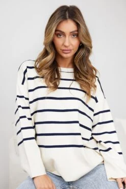 Jita Knit - Cream Stripe