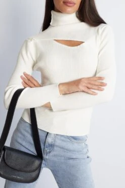 Keiran Knit Top - White