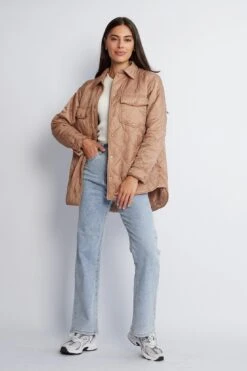Kisha Jacket - Camel -Reverse Sale Store Kisha Jacket Camel Jackets womens clothing 4