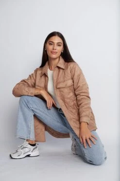 Kisha Jacket - Camel -Reverse Sale Store Kisha Jacket Camel Jackets womens clothing 5