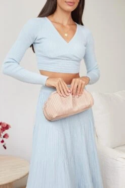 Klarassi Knit Top - Blue